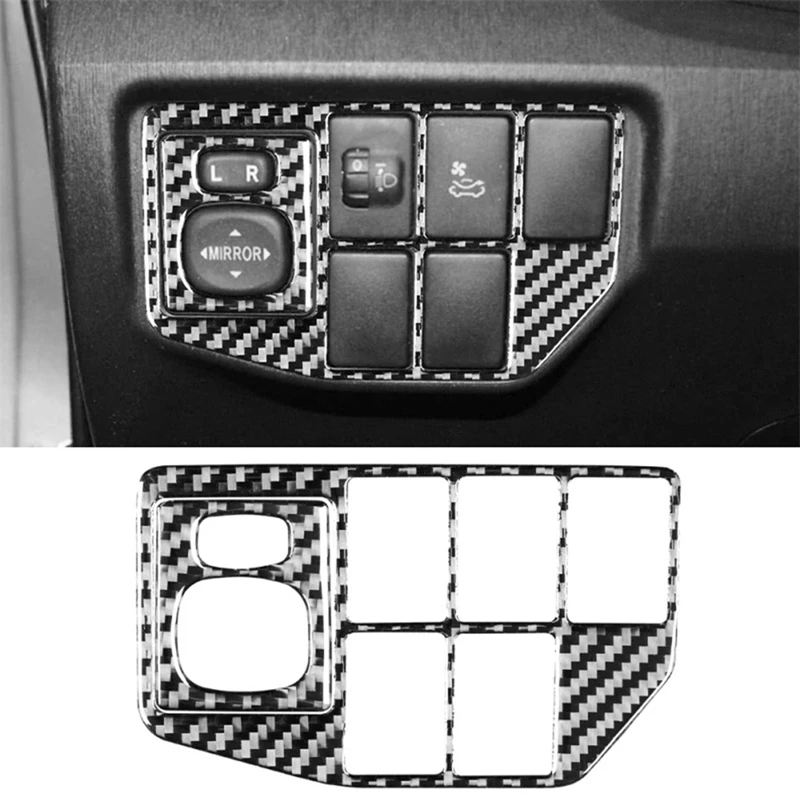 For Toyota Prius 2009-2015 Carbon Fiber Rearview Mirror Control Headlight Switch Trim Interior Sticker Kits
For Toyota Prius 2009-2015 Carbon Fiber Rearview Mirror Control Headlight Switch Trim Interior Sticker Kits