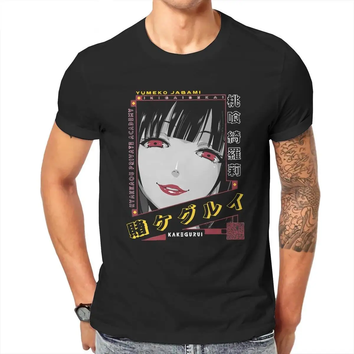 Новинка, футболка Yumeko Jabami IKIGAISEKAI Kakegurui для мужчин, хлопковая Футболка с круглым вырезом, футболка с коротким рукавом, идея для подарка, одежда
Новинка, футболка Yumeko Jabami IKIGAISEKAI Kakegurui для мужчин, хлопковая Футболка с круглым вырезом, футболка с коротким рукавом, идея для подарка, одежда