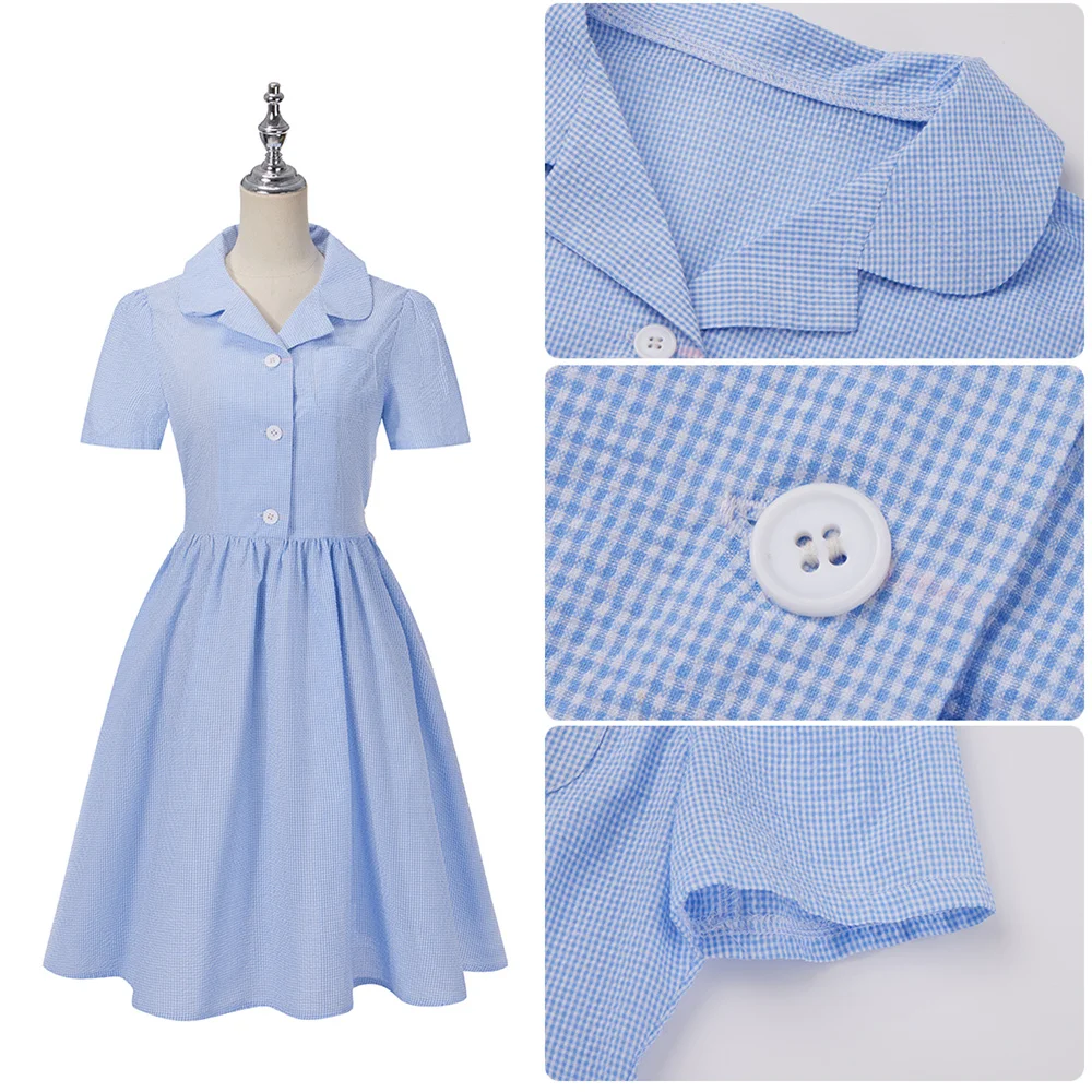Movie Roald Dah s Matilda the Musical Dress Cosplay Costume Children Halloween Carnival Suit
Movie Roald Dah s Matilda the Musical Dress Cosplay Costume Children Halloween Carnival Suit