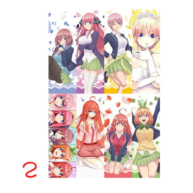 5Toubun No Hanayome Anime Bookmarks Waterproof Transparent PVC Plastic Bookmark Beautiful Book Marks Gift
5Toubun No Hanayome Anime Bookmarks Waterproof Transparent PVC Plastic Bookmark Beautiful Book Marks Gift
