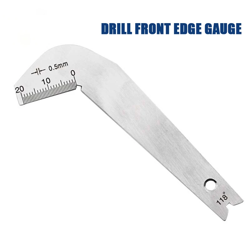 118 Degree Twist Drill Bits Angle Gage Grinding Center Gauge Sharpening Tools Stainless Steel Corner Front Edge Measuring Tool
118 Degree Twist Drill Bits Angle Gage Grinding Center Gauge Sharpening Tools Stainless Steel Corner Front Edge Measuring Tool