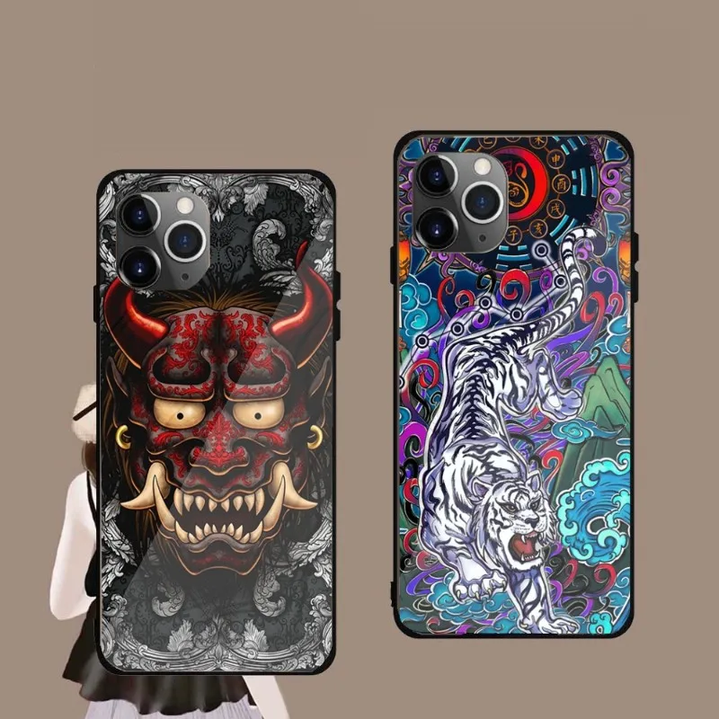 Чехол для телефона в японском стиле для IPhone 14, 13, 12, 11, XS, X, 8, 7, 6 Plus, Mini Pro Max, SE 2022, черный стеклянный чехол для телефона из поликарбоната и ТПУ
Чехол для телефона в японском стиле для IPhone 14, 13, 12, 11, XS, X, 8, 7, 6 Plus, Mini Pro Max, SE 2022, черный стеклянный чехол для телефона из поликарбоната и ТПУ