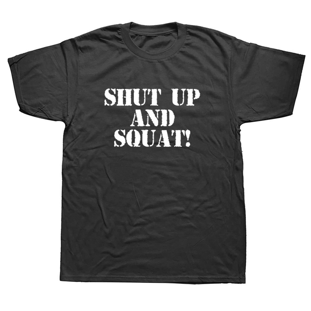 Men T-Shirts Shut Up And Squat Novelty Tees Short Sleeve Gym Fit Fitness Bodybuilding T Shirts Crewneck Clothes Printed
Men T-Shirts Shut Up And Squat Novelty Tees Short Sleeve Gym Fit Fitness Bodybuilding T Shirts Crewneck Clothes Printed