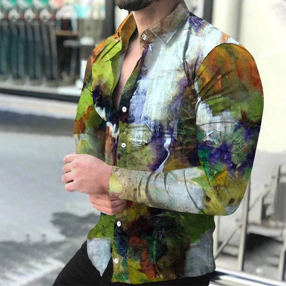 Fashionable Shirts Turndown Collar Casual Comfortable European Leopard Long-sleeved Man Men Printed Shirt Top Tops
Fashionable Shirts Turndown Collar Casual Comfortable European Leopard Long-sleeved Man Men Printed Shirt Top Tops