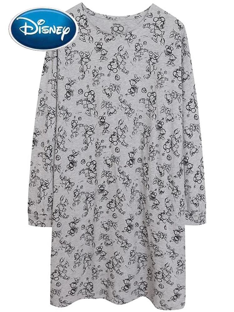 Disney 100th Anniversary Sweatshirt Minnie Mickey Mouse Sketch Cartoon Print Women O-Neck Long Sleeve Long T-Shirt Dress Tops
Disney 100th Anniversary Sweatshirt Minnie Mickey Mouse Sketch Cartoon Print Women O-Neck Long Sleeve Long T-Shirt Dress Tops