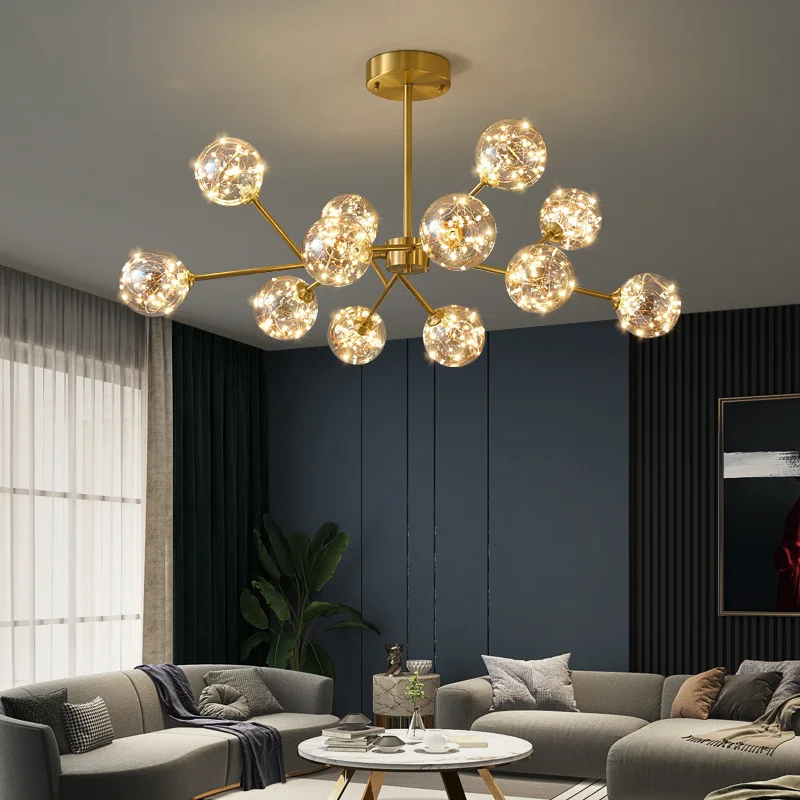 Modern Crystal Led Chandelier For Living Room Villa Dining Room Pendant Light Copper Romantic Home Decor Hanging Light Fixture
Modern Crystal Led Chandelier For Living Room Villa Dining Room Pendant Light Copper Romantic Home Decor Hanging Light Fixture