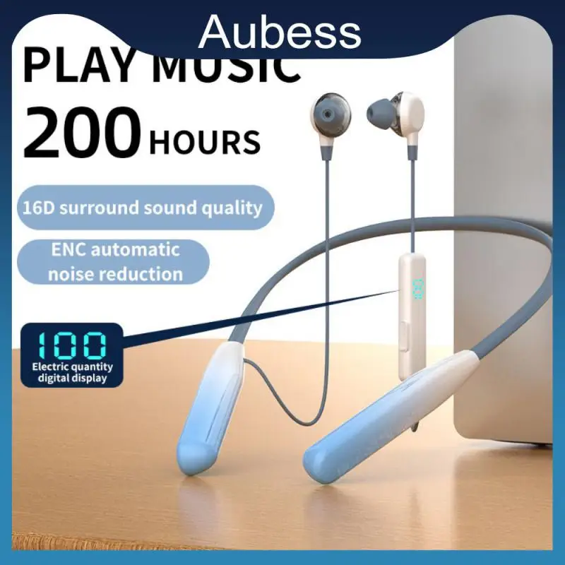 DC 5V Ultra Long Battery Life Stereo Neck Earphones Intelligent Digital Display Wireless Headphones Waterproof Ipx5 Voice Prompt
DC 5V Ultra Long Battery Life Stereo Neck Earphones Intelligent Digital Display Wireless Headphones Waterproof Ipx5 Voice Prompt