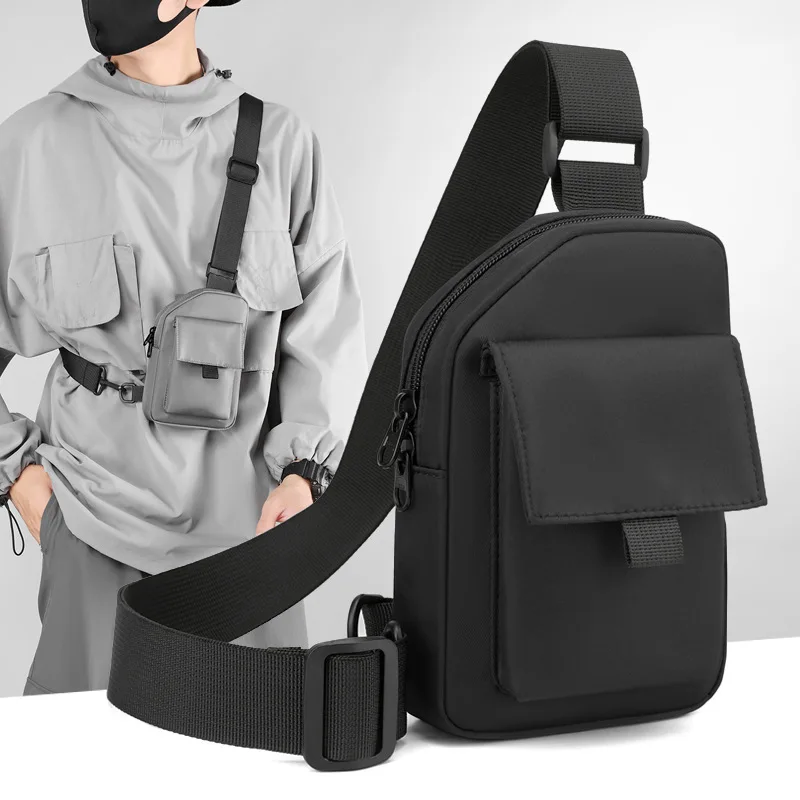 New Arrival Trend Solid Chest Bag Men's Fashion Sports Diagonal Straddle Bag Brand Shoulder Bag Casual Versatile Mobile bag
New Arrival Trend Solid Chest Bag Men's Fashion Sports Diagonal Straddle Bag Brand Shoulder Bag Casual Versatile Mobile bag