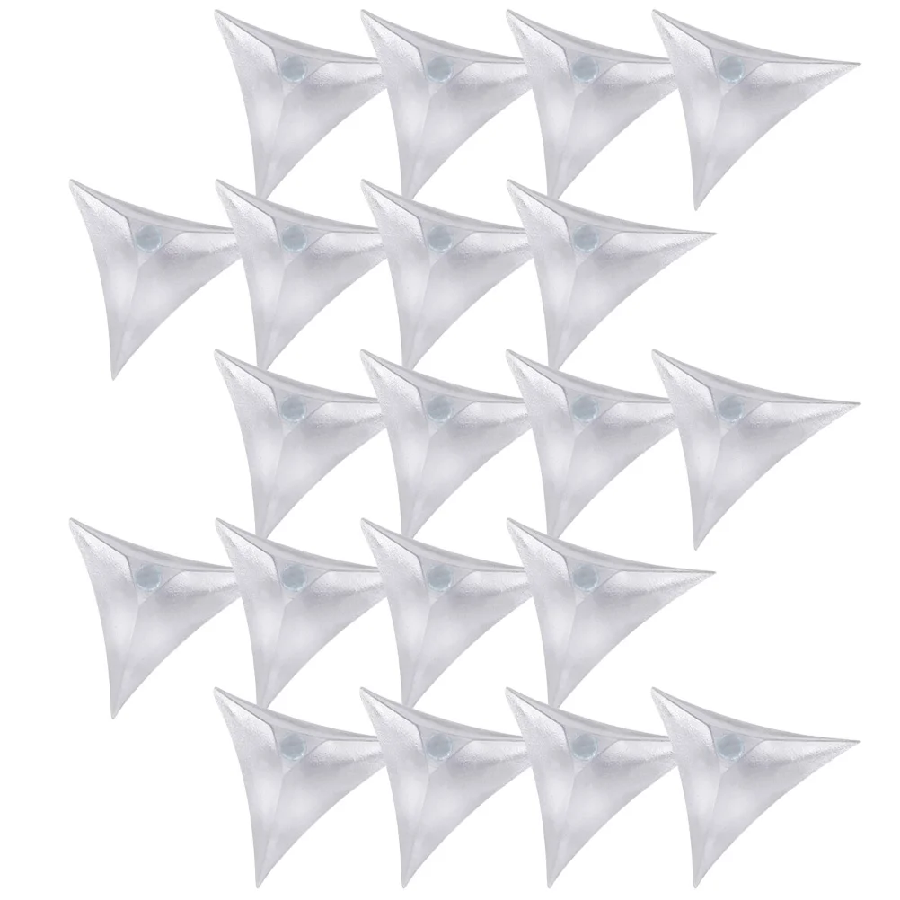 

400 Pcs Furniture Dust Corner Clear Frame Stair Decorative Stairs Corners Desk Triangles Soft Pitch Wall Guard Guards