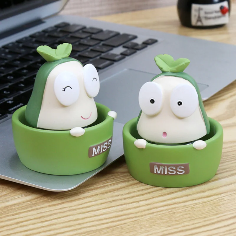 Cute Voiture Cartoon Avocado Shaking Head Dolls Car Ornament Fashion Resin Material Auto Interior Accessories Car Decorations
Cute Voiture Cartoon Avocado Shaking Head Dolls Car Ornament Fashion Resin Material Auto Interior Accessories Car Decorations