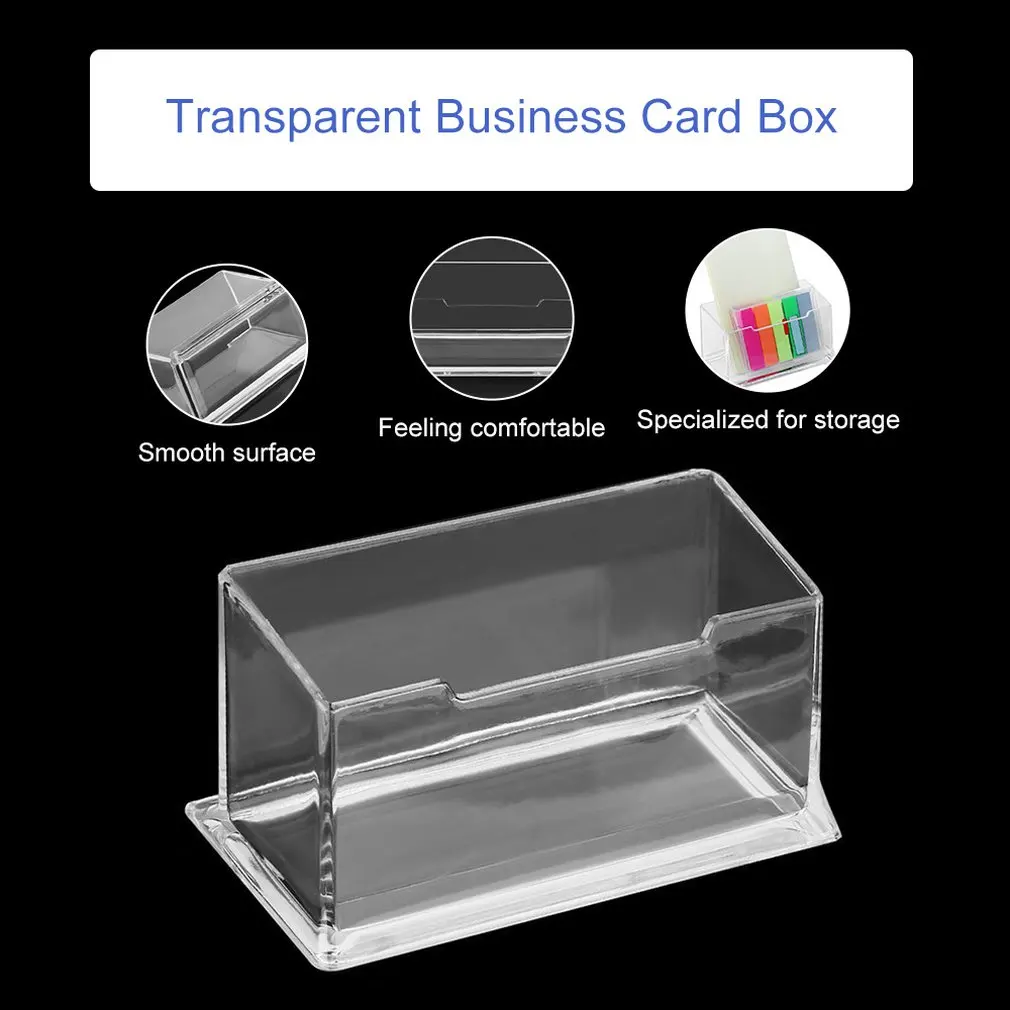1 Pcs Clear Desk Shelf Box Storage Display Stand Acrylic Plastic Transparent Desktop Business Card Holder Place Card Holder
1 Pcs Clear Desk Shelf Box Storage Display Stand Acrylic Plastic Transparent Desktop Business Card Holder Place Card Holder