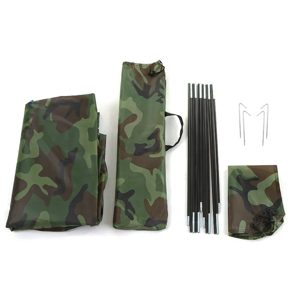 Single/ Double Person Camping Tent Ultralight Camouflage Garden Sun Shield Outdoor Hiking For Indoor And Outdoor Fun
Single/ Double Person Camping Tent Ultralight Camouflage Garden Sun Shield Outdoor Hiking For Indoor And Outdoor Fun