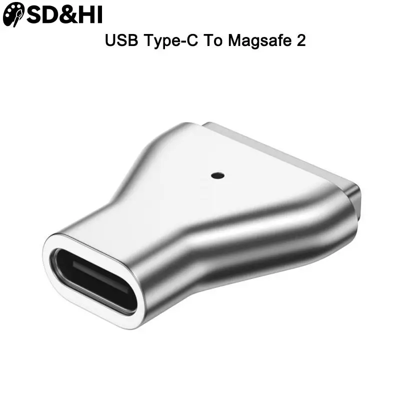 Магнитный адаптер USB PD типа C Для Magsafe 2 для MacBook Pro, переходник с вилкой, USB C гнездовой адаптер для быстрой зарядки
Магнитный адаптер USB PD типа C Для Magsafe 2 для MacBook Pro, переходник с вилкой, USB C гнездовой адаптер для быстрой зарядки