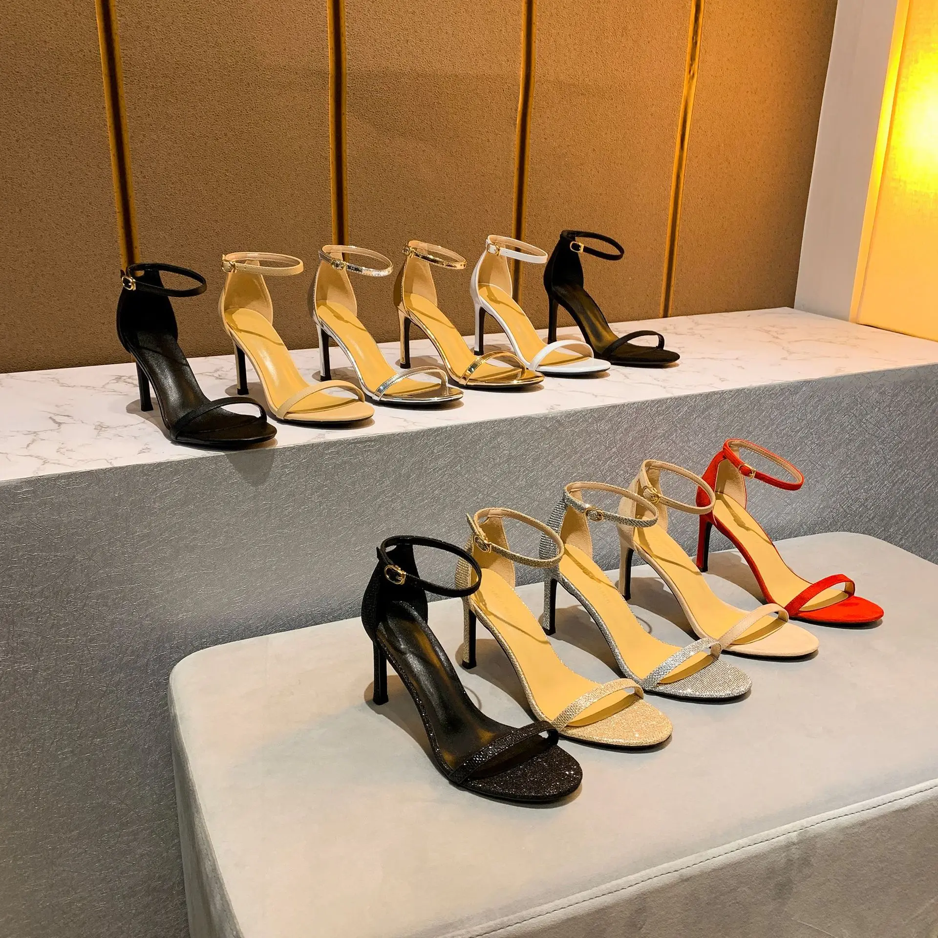 2022 Women 10cm High Heels Sandals Female Fetish Strappy Red Shoes Lady Valentine Green Summer Classic Sexy Pumps 34-42
2022 Women 10cm High Heels Sandals Female Fetish Strappy Red Shoes Lady Valentine Green Summer Classic Sexy Pumps 34-42