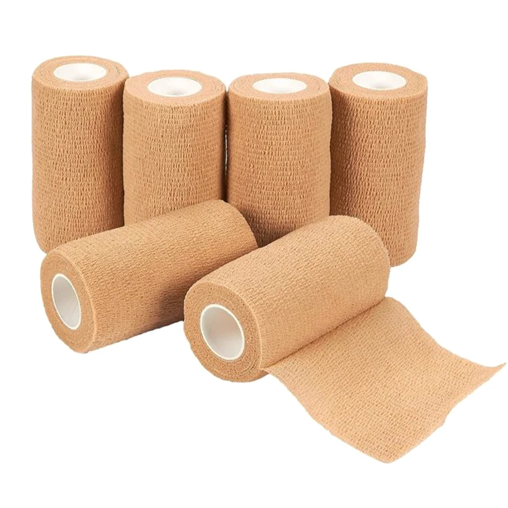 6rolls Self Adhesive High Elastic Wrist Protection Breathable For Wound Bandage Wrap Ankle Knee Elbow Waterproof Sports Safety
6rolls Self Adhesive High Elastic Wrist Protection Breathable For Wound Bandage Wrap Ankle Knee Elbow Waterproof Sports Safety