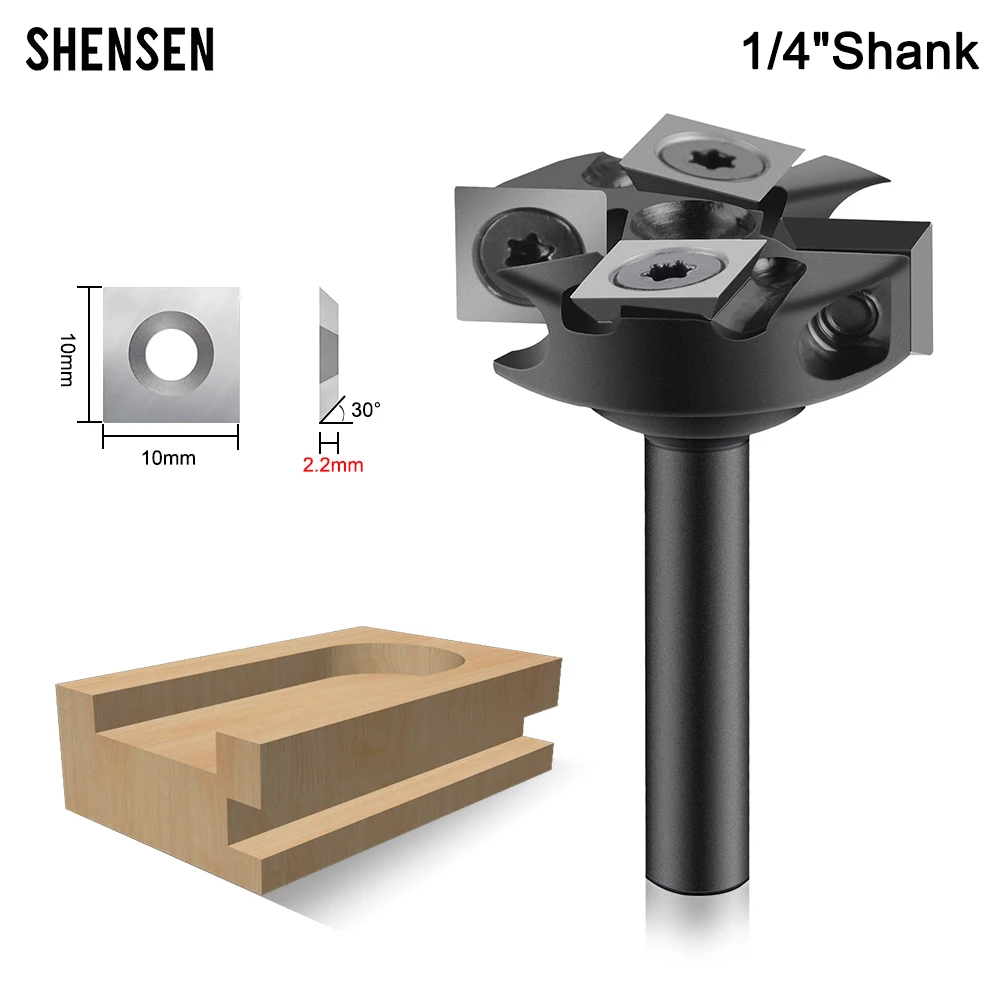 Фреза ЧПУ с хвостовиком 1/4 дюйма, 2 + 2 канавки, 1-1/4 дюйма, диаметр резки 
Фреза ЧПУ с хвостовиком 1/4 дюйма, 2 + 2 канавки, 1-1/4 дюйма, диаметр резки