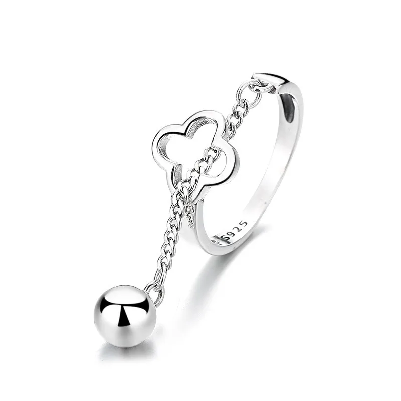 597FJ ZFSILVER Silver S925 Fashion Adjustable Trendy Retro Elegant Ball Chian Hollow Rectangle Clover Ring Women Wedding Jewelry
597FJ ZFSILVER Silver S925 Fashion Adjustable Trendy Retro Elegant Ball Chian Hollow Rectangle Clover Ring Women Wedding Jewelry