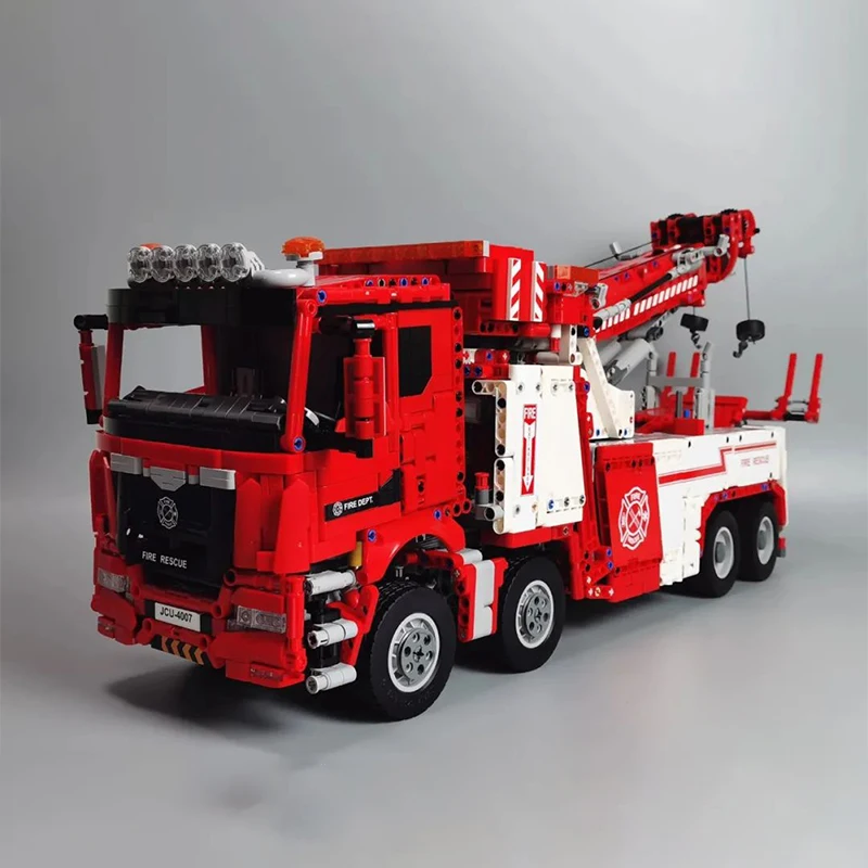 T4007 Technician RC Fire Rescue Truck Model Building Blocks Bricks App Remote Controlled Toys Car Kids Birthday Gift Set 17027 
T4007 Technician RC Fire Rescue Truck Model Building Blocks Bricks App Remote Controlled Toys Car Kids Birthday Gift Set 17027