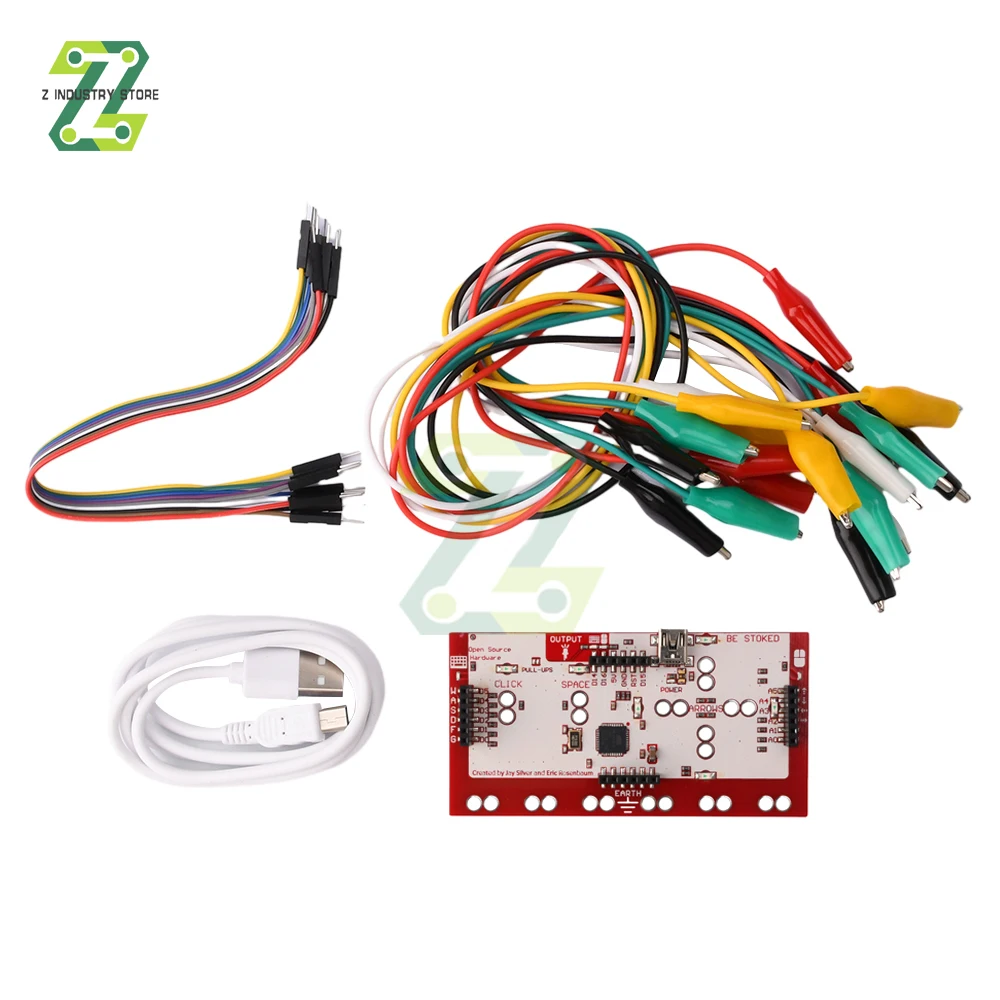 1Set For Makey Main Control Board Controller Module DIY Kit with USB Cable Clip for Makey Practical Child's Gifts
1Set For Makey Main Control Board Controller Module DIY Kit with USB Cable Clip for Makey Practical Child's Gifts