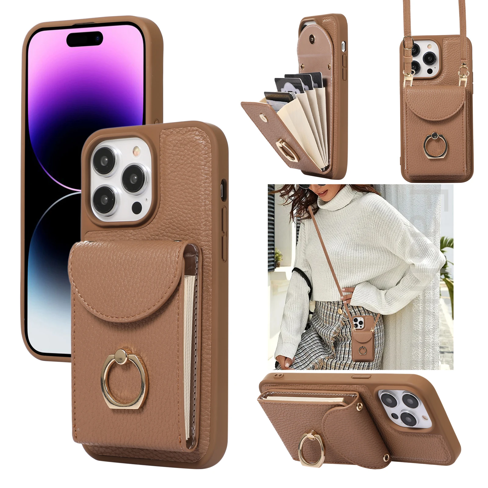 Сумка с длинным карманом через плечо, держатель-кольцо для Iphone Pro, откидная подставка, 11 шнурков, 14, чехол-кошелек, чехлы, 13 карт, чехол для макс. кошелька 12
Сумка с длинным карманом через плечо, держатель-кольцо для Iphone Pro, откидная подставка, 11 шнурков, 14, чехол-кошелек, чехлы, 13 карт, чехол для макс. кошелька 12