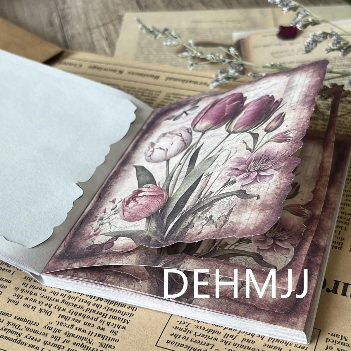 50Pcs Vintage Flower Scrapbooking Decor Material Papers Ant line edge Background Paper Junk Journal Diary Craft Retro Stationery
50Pcs Vintage Flower Scrapbooking Decor Material Papers Ant line edge Background Paper Junk Journal Diary Craft Retro Stationery