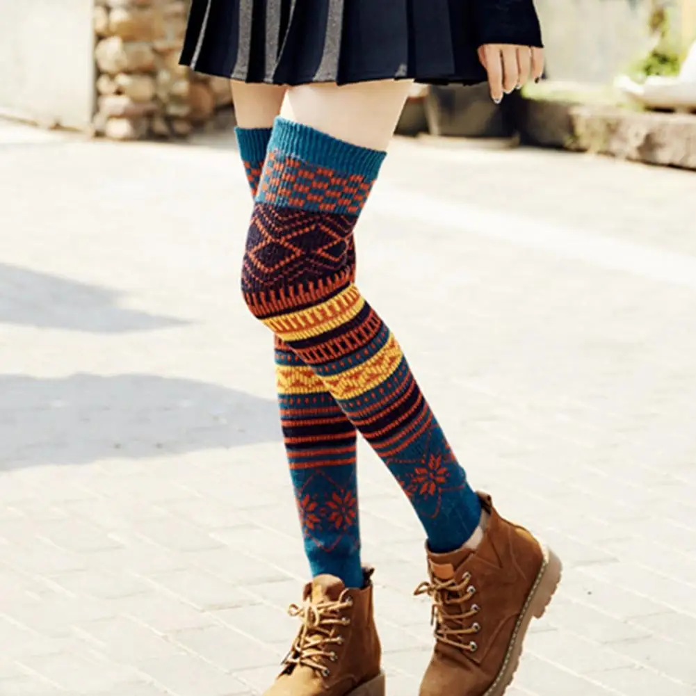 1 Pair Fashion Extra Long Thigh Leg Warmers Stocking Leg Warmer Contrast Color Keep Warm
1 Pair Fashion Extra Long Thigh Leg Warmers Stocking Leg Warmer Contrast Color Keep Warm