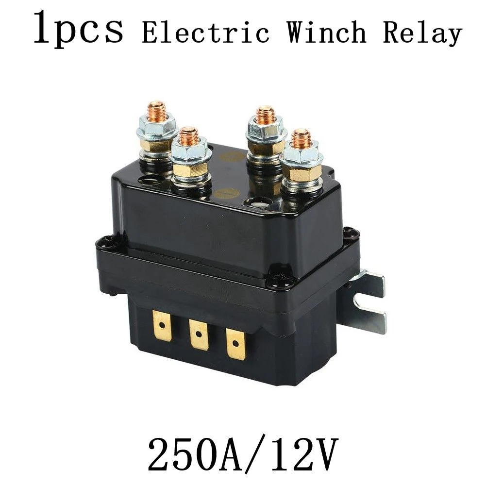 12V 250A Winch Electromagnetic Relay Contactor For ATV UTV Winch 5000-7000 Lbs Winch Solenoid Relay Controller
12V 250A Winch Electromagnetic Relay Contactor For ATV UTV Winch 5000-7000 Lbs Winch Solenoid Relay Controller
