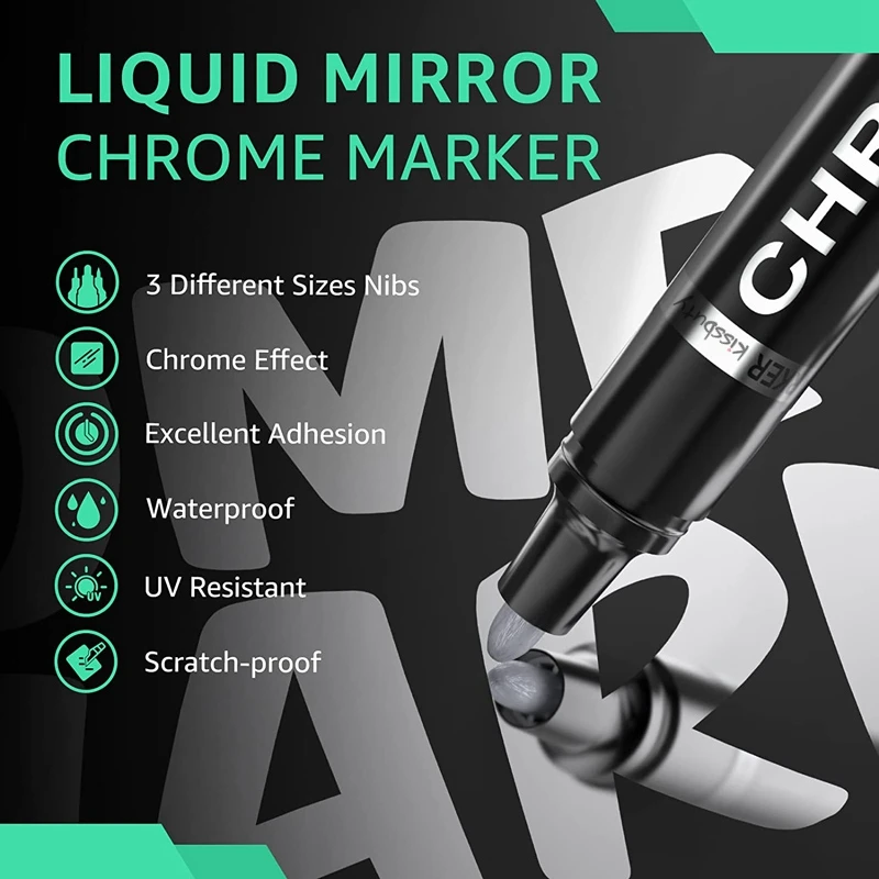DIY Reflective Art Marker Paint Pen Silver Liquid Chrome Alcohol Paint Reflect Silver Markers Pen Metallic Art Craftwork Pen
DIY Reflective Art Marker Paint Pen Silver Liquid Chrome Alcohol Paint Reflect Silver Markers Pen Metallic Art Craftwork Pen