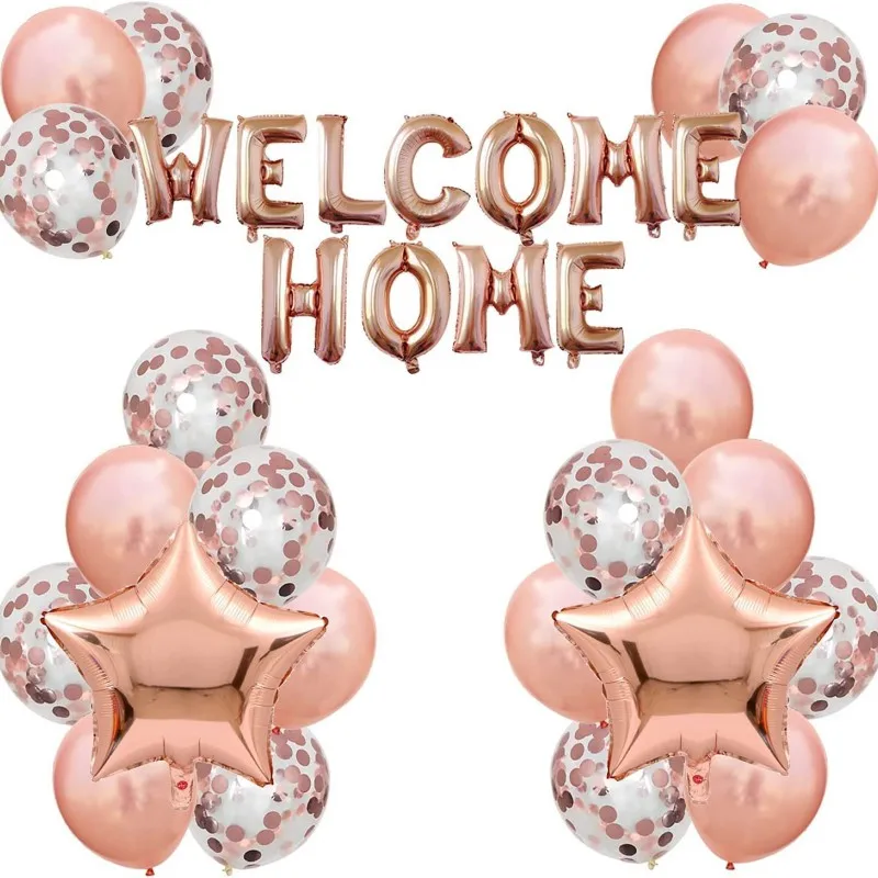 Welcome Home Letter Balloons Banner with Star Confetti Balloons Set For Family Party Deployment Return Home Welcome Decorations
Welcome Home Letter Balloons Banner with Star Confetti Balloons Set For Family Party Deployment Return Home Welcome Decorations