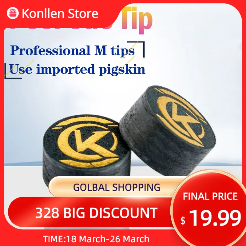 Original KONLLEN Pool Cue Tip 5pcs 14mm M Billiards Tips Multi-Layers Pigskin Tip Professional Durable Billiards Accessories
Original KONLLEN Pool Cue Tip 5pcs 14mm M Billiards Tips Multi-Layers Pigskin Tip Professional Durable Billiards Accessories