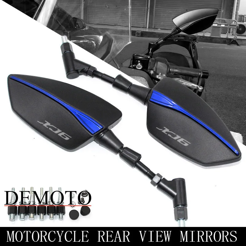 With LogoXJ6 For YAMAHA XJ6 DIVERSION XJ 6 2009-2015 2014 2013 Motorcycle CNC Aluminum Rear View Rearview Mirrors Side Mirrors
With LogoXJ6 For YAMAHA XJ6 DIVERSION XJ 6 2009-2015 2014 2013 Motorcycle CNC Aluminum Rear View Rearview Mirrors Side Mirrors