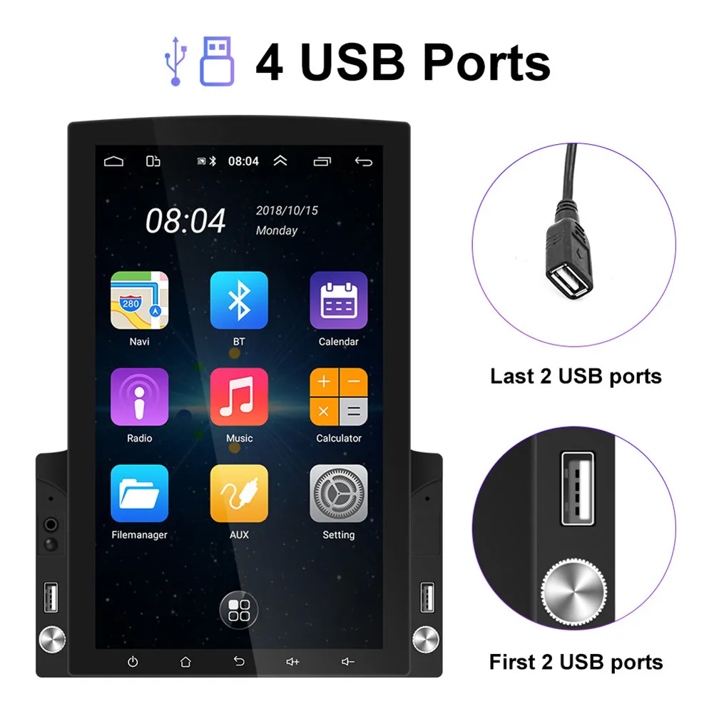 Автомагнитола, 1 + 16 ГБ, 9,7 дюйма, 2 Din, Android 10, GPS, Wi-Fi, вертикальный сенсорный экран, FM-плеер 8227l-демо, три USB-интерфейса
Автомагнитола, 1 + 16 ГБ, 9,7 дюйма, 2 Din, Android 10, GPS, Wi-Fi, вертикальный сенсорный экран, FM-плеер 8227l-демо, три USB-интерфейса