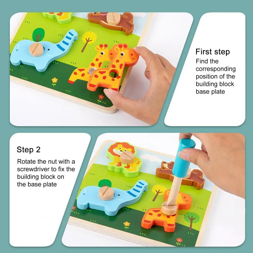 Popular Screws Assembly Animal/Vehicle/Dinosaur Shape Jigsaw Puzzle Game Toy Puzzle Toy Safe Hands-on Skills
Popular Screws Assembly Animal/Vehicle/Dinosaur Shape Jigsaw Puzzle Game Toy Puzzle Toy Safe Hands-on Skills