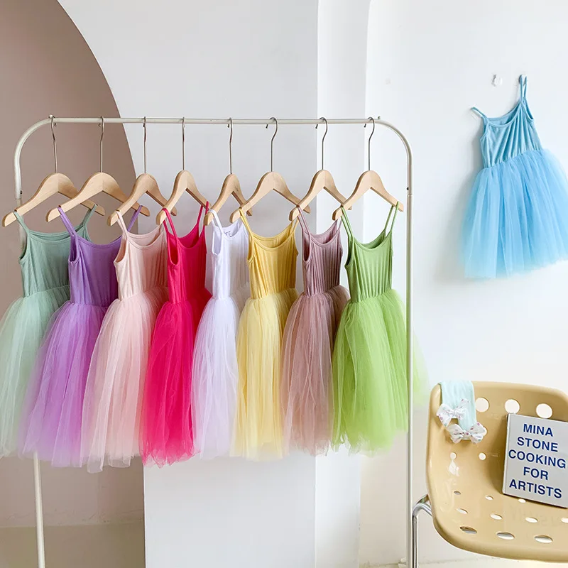 New Multicolour Summer Mesh Sling Girl Princess Dress Baby Sweet Fluffy Beach Skirt High-Quality Solid Color Children's Clothing
New Multicolour Summer Mesh Sling Girl Princess Dress Baby Sweet Fluffy Beach Skirt High-Quality Solid Color Children's Clothing
