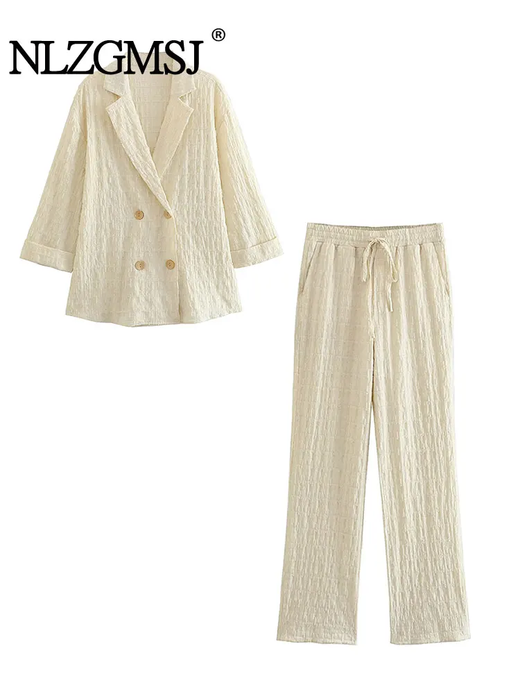 Женские костюмы в стиле ретро, однотонные офисные костюмы для женщин, деловые костюмы с прямыми брюками и кулиской, 2023
Женские костюмы в стиле ретро, однотонные офисные костюмы для женщин, деловые костюмы с прямыми брюками и кулиской, 2023