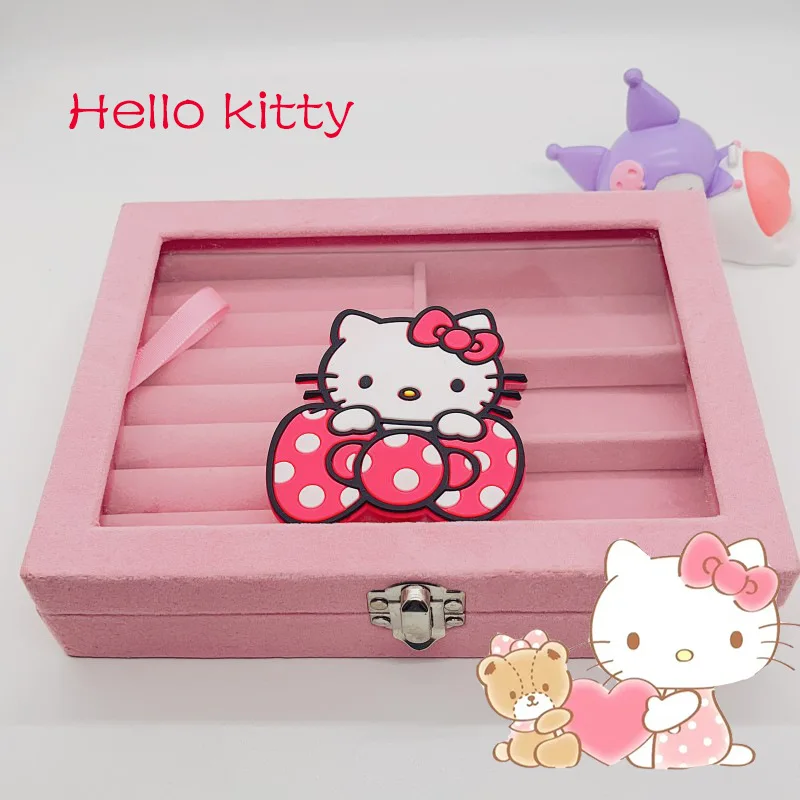 Кавайный Sanrio Cinnamoroll Hello Kitty упаковочный Органайзер Милая мультяшная Моя Мелодия Hello Kitty для девочек ожерелье кольцо Ювелирная коробка
Кавайный Sanrio Cinnamoroll Hello Kitty упаковочный Органайзер Милая мультяшная Моя Мелодия Hello Kitty для девочек ожерелье кольцо Ювелирная коробка