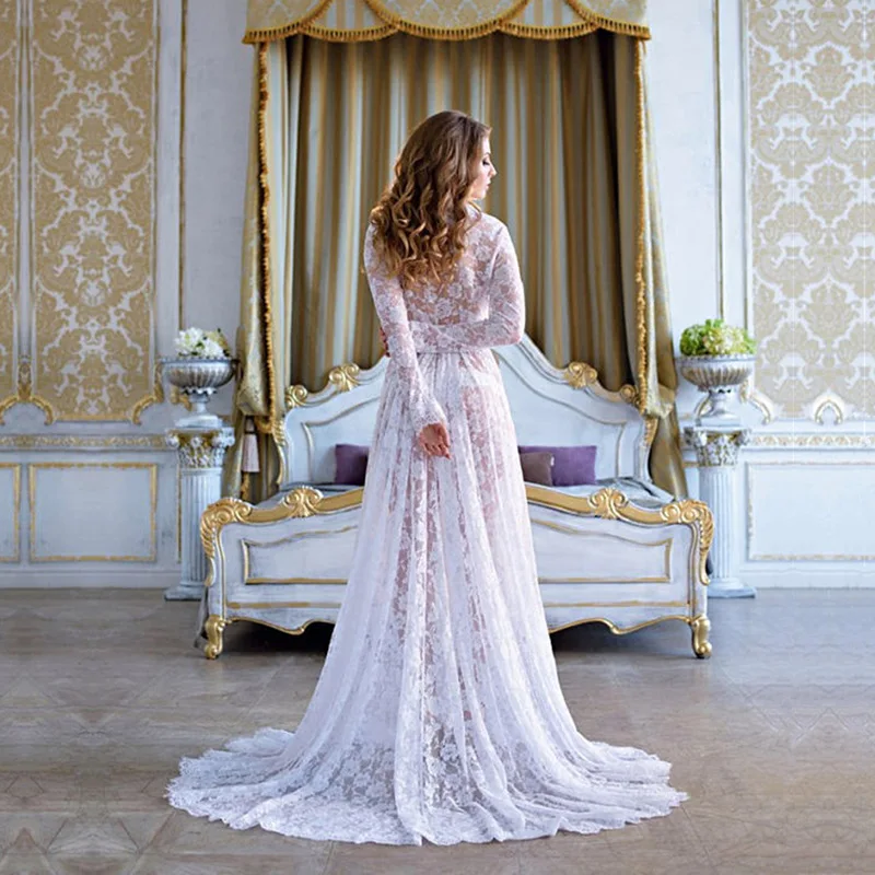 V-neck Maternity Pregnancy Dress Pregnant Sexy Dresses Woman Lace Maternity Dresses for Photo Shoot Trailing Slit Cutout Women
V-neck Maternity Pregnancy Dress Pregnant Sexy Dresses Woman Lace Maternity Dresses for Photo Shoot Trailing Slit Cutout Women