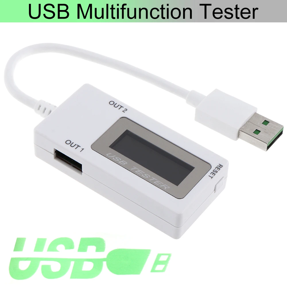 USB Voltmeters DC 4-30V 0-5A 0-150W Mini Dual USB Current Voltage Tester USB Ammeter Charging Tester Monitor Digital Display
USB Voltmeters DC 4-30V 0-5A 0-150W Mini Dual USB Current Voltage Tester USB Ammeter Charging Tester Monitor Digital Display