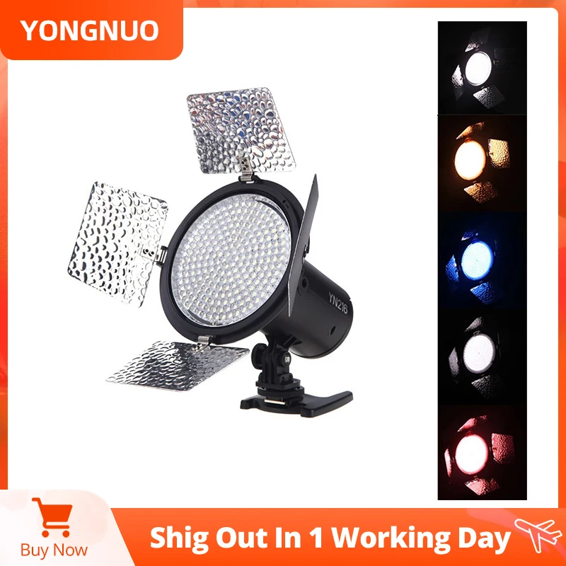 YONGNUO YN216 3200K-5500K Светодиодная лампа для видеосъемки с 4 цветными пластинами для цифровых зеркальных камер Canon Nikon светильник для видеосъемки о...
YONGNUO YN216 3200K-5500K Светодиодная лампа для видеосъемки с 4 цветными пластинами для цифровых зеркальных камер Canon Nikon светильник для видеосъемки о...