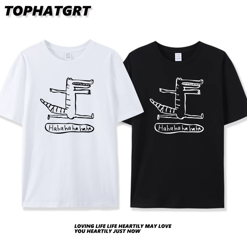 Simple Strokes of Crocodile Printed T Shirt for Men 100% Cotton Casual Short Sleeve Unisex Classic T-shirt Women Summer Clothing
Simple Strokes of Crocodile Printed T Shirt for Men 100% Cotton Casual Short Sleeve Unisex Classic T-shirt Women Summer Clothing