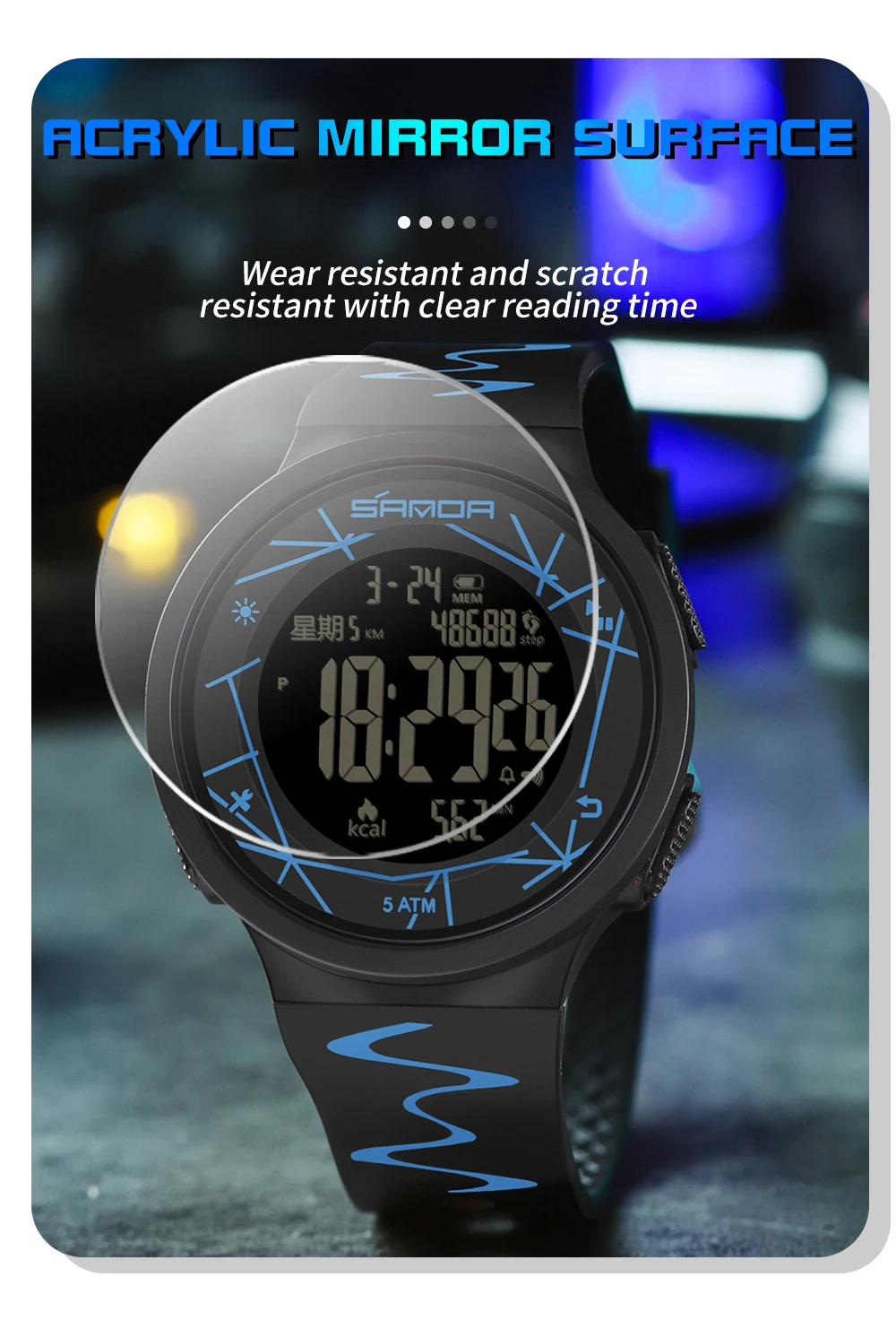 SANDA New Sport Watch Mens Watches Top Brand Luxury WristWatches Waterproof LED Electronic Digital Male Relogio Masculino 2023
SANDA New Sport Watch Mens Watches Top Brand Luxury WristWatches Waterproof LED Electronic Digital Male Relogio Masculino 2023