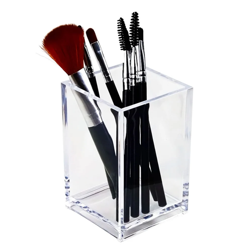 Make Up Organizer Plastic Makeup Brush Pot With Brushes Storage Acrylic For Cosmetics Holder Desk Cosmetic Storage Container
Make Up Organizer Plastic Makeup Brush Pot With Brushes Storage Acrylic For Cosmetics Holder Desk Cosmetic Storage Container
