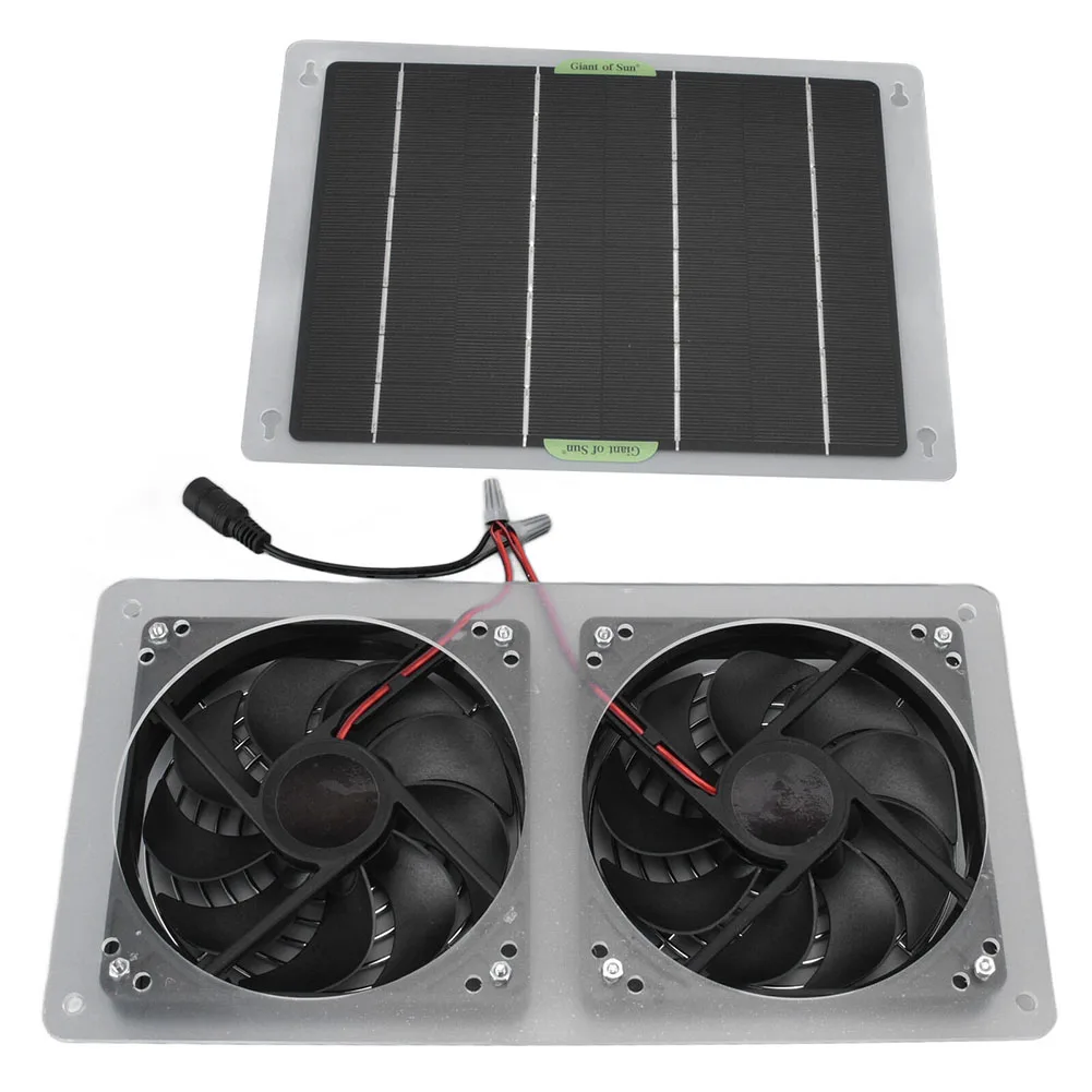 Enjoy Fresh Air and Optimal Temperature Control with our 100W Greenhouse Ventilation Exhaust Fan Kit & Solar Panel
Enjoy Fresh Air and Optimal Temperature Control with our 100W Greenhouse Ventilation Exhaust Fan Kit & Solar Panel