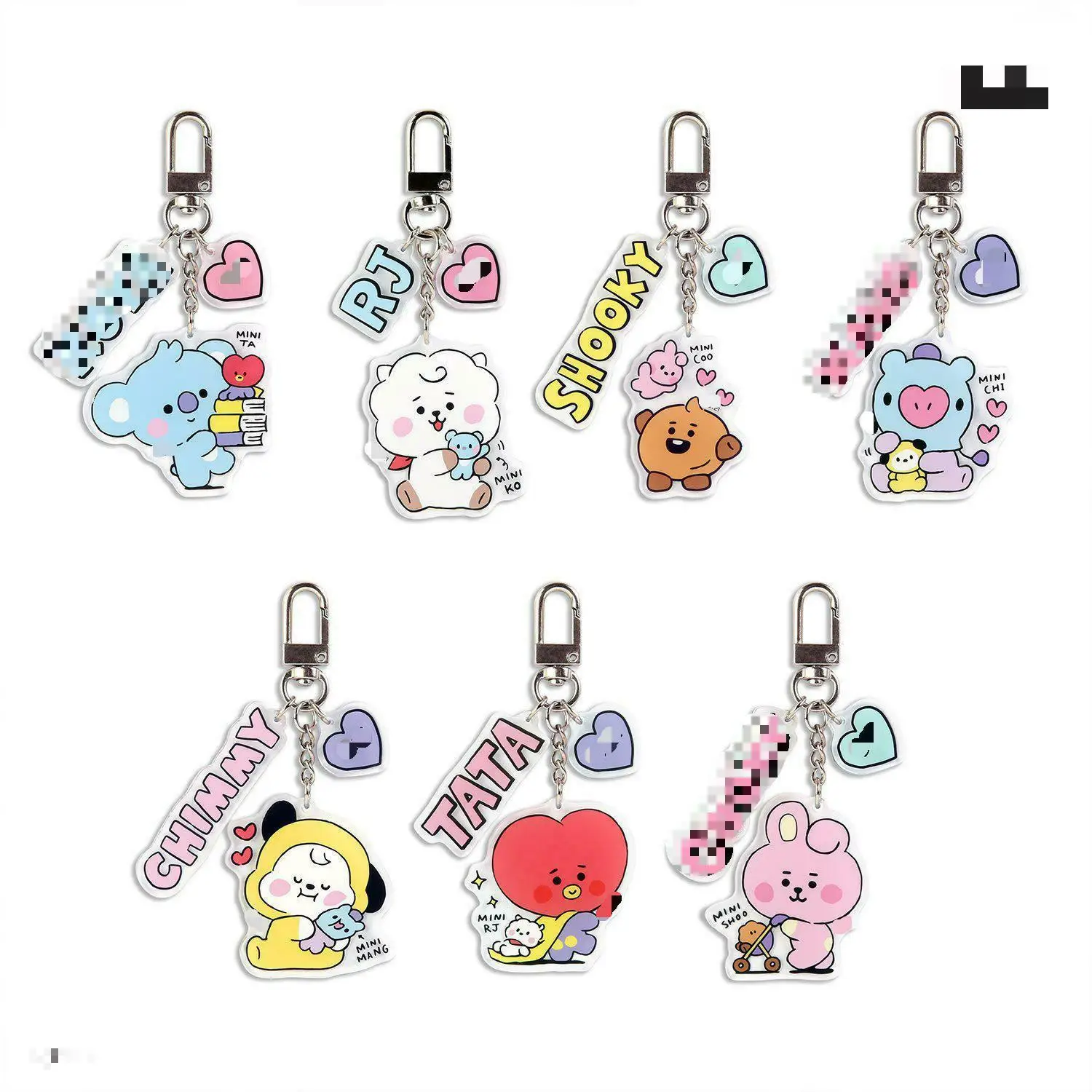 K-POP boy group cartoon go out to wear fashion hanging decoration pendant acrylic bag stationery accessories jewelry Gift SUGA V
K-POP boy group cartoon go out to wear fashion hanging decoration pendant acrylic bag stationery accessories jewelry Gift SUGA V