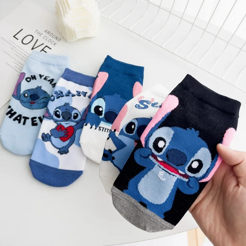 Disney Stitch Socks Cartoon Anime Lilo & Stitch Boat Socks Breathable Comfortable Non-slip High Quality Woman Man Ankle Socks
Disney Stitch Socks Cartoon Anime Lilo & Stitch Boat Socks Breathable Comfortable Non-slip High Quality Woman Man Ankle Socks