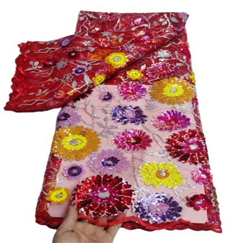 African Lace Fabric 2022 Red/Yellow French Multicolor Lace Fabric Bridal High Quality Sequins Net Tulle Lace For Women Dresses
African Lace Fabric 2022 Red/Yellow French Multicolor Lace Fabric Bridal High Quality Sequins Net Tulle Lace For Women Dresses