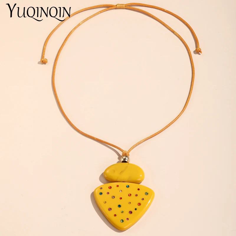 Trendy New Crystal Long Necklaces for Women Jewelry Elegant Statement Rope Geometric Pendant Necklace Fashion Party Accessories
Trendy New Crystal Long Necklaces for Women Jewelry Elegant Statement Rope Geometric Pendant Necklace Fashion Party Accessories