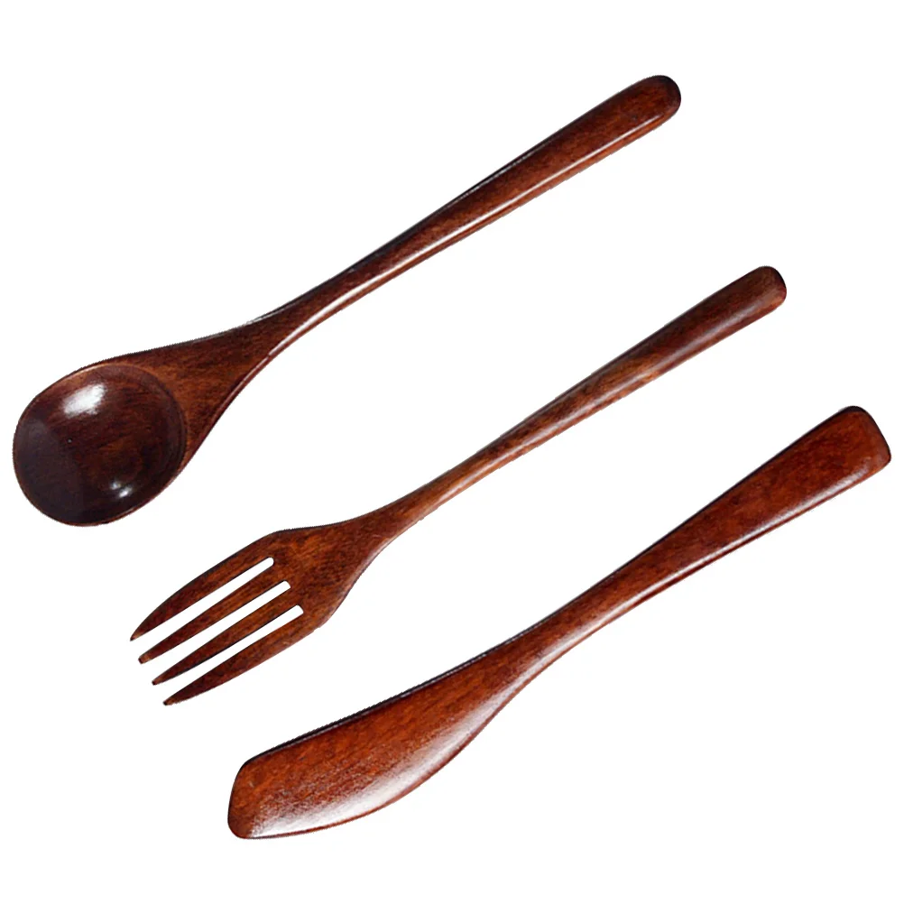 1 Set Fork Spoon Reusable Wooden Portable Cutlery Tableware for Travel Restaurant Home
1 Set Fork Spoon Reusable Wooden Portable Cutlery Tableware for Travel Restaurant Home