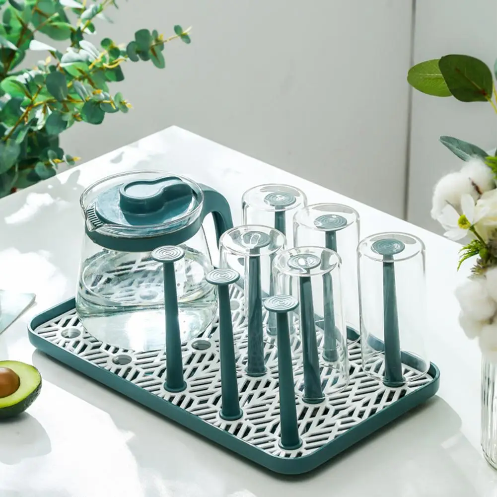 Water cups shelf Dust-proof Cup Drying Rack Multifunctional Plastic Draining Glass Cup Holder Stand Easy to Clean for Bottle
Water cups shelf Dust-proof Cup Drying Rack Multifunctional Plastic Draining Glass Cup Holder Stand Easy to Clean for Bottle