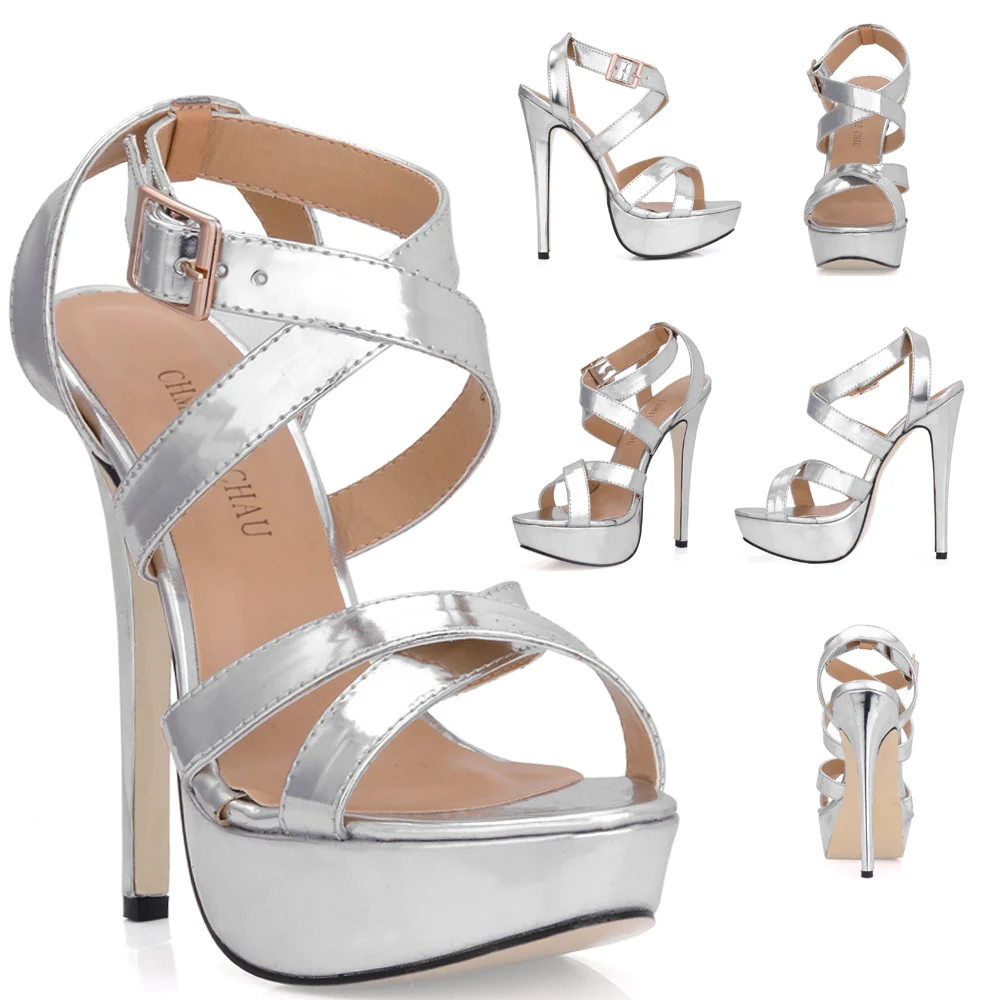 High Heel Sandals Stiletto Sexy Women Bridals Party Platform Heeled Sandals Open Toe Buckle Straps Rome Dress Lady Shoe 3463sl-a
High Heel Sandals Stiletto Sexy Women Bridals Party Platform Heeled Sandals Open Toe Buckle Straps Rome Dress Lady Shoe 3463sl-a